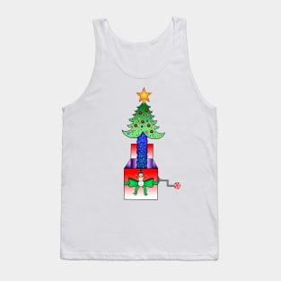 Christmas Tree Whimsical Toy Tank Top